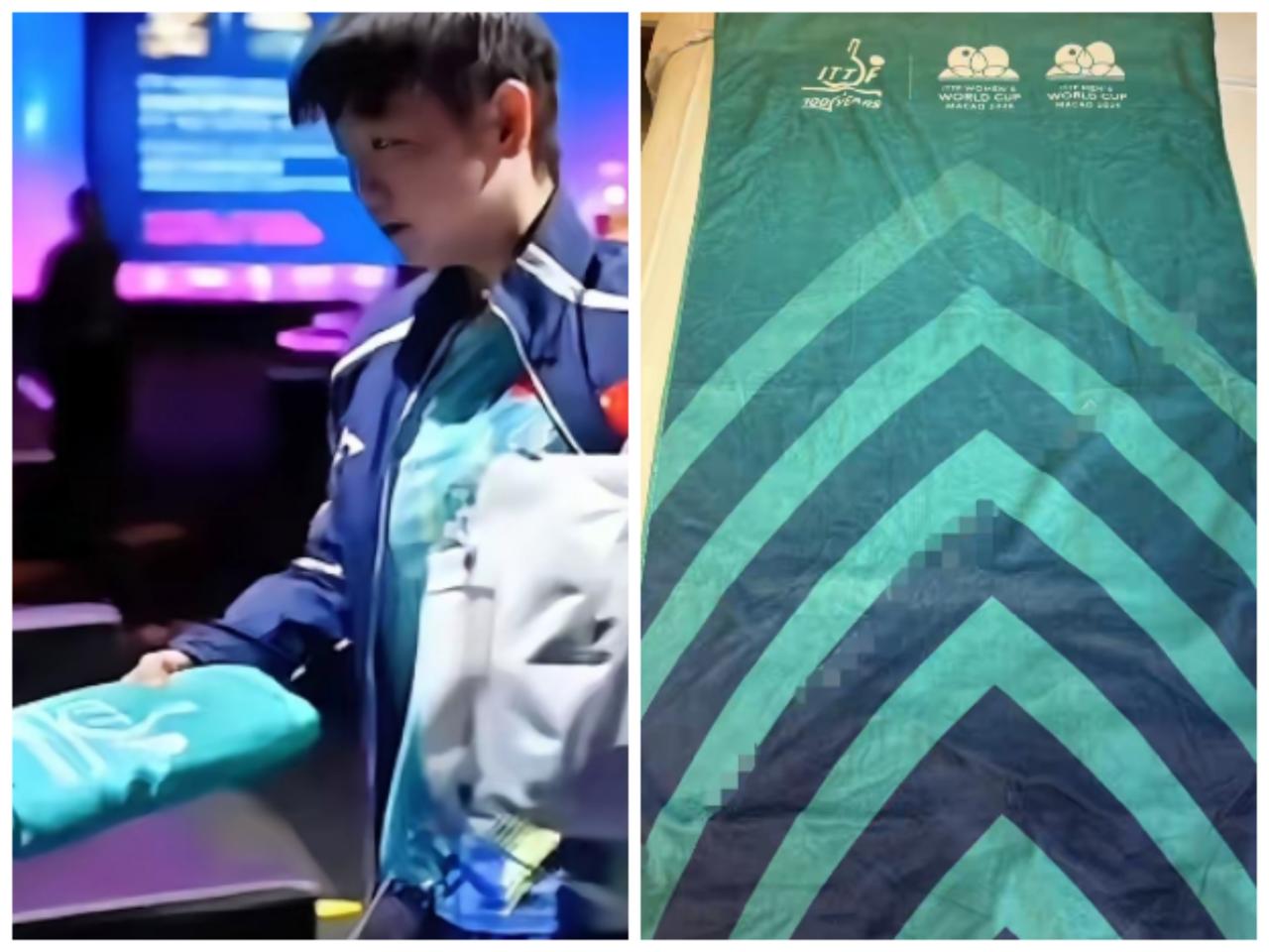 太羡慕！球迷抢到孙颖莎赛后扔的毛巾，还骄傲地晒了出来，瞬间羡煞全网！
 
能在人