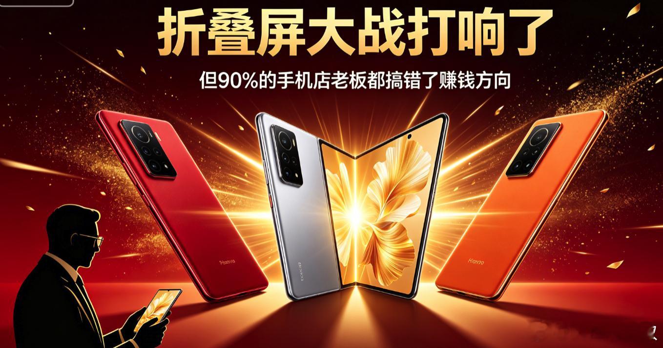 72 小时，华为两万、苹果一万六、小米破万，折叠屏大战打响。但手机店老板别激动 