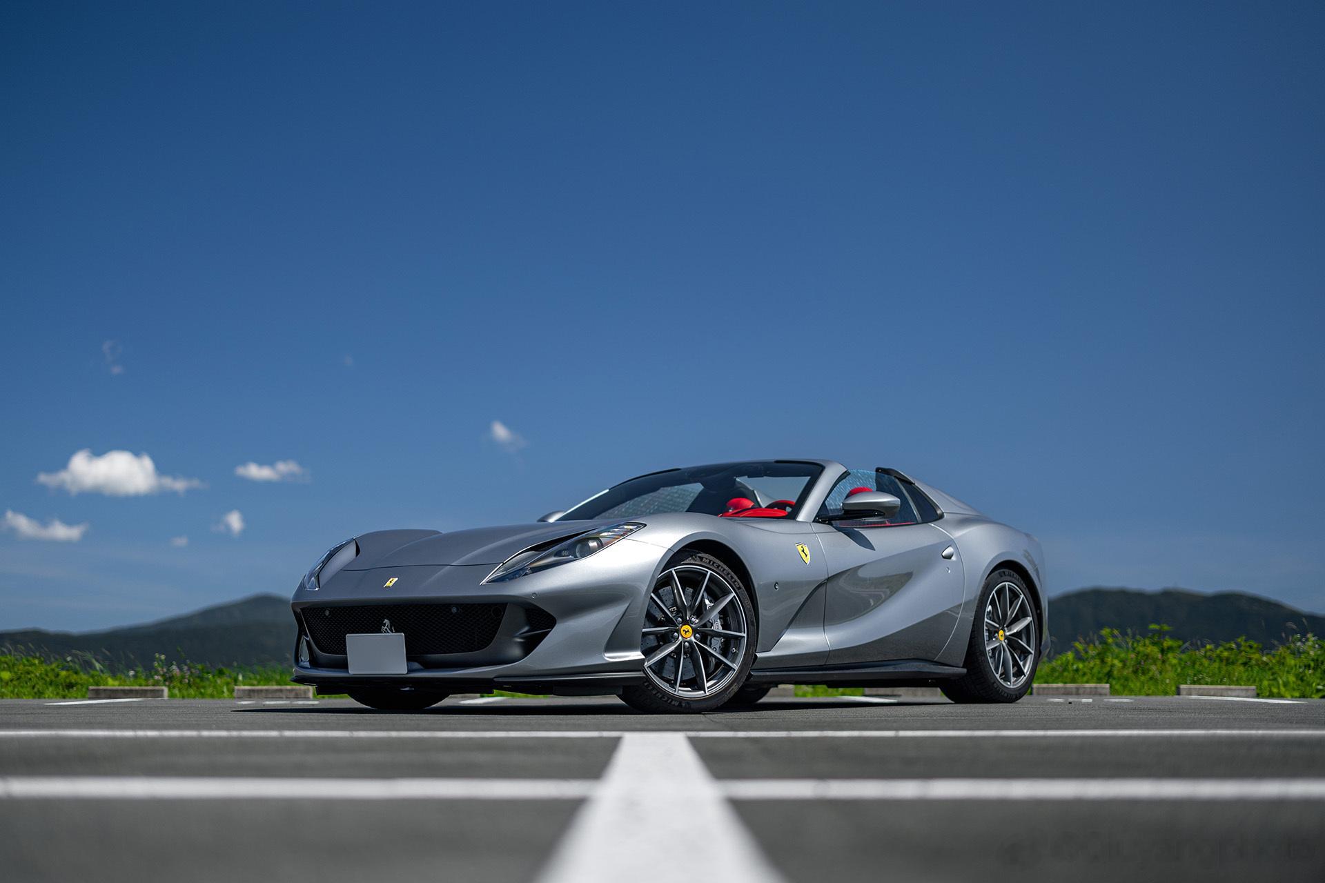 Ferrari 812 GTS #cars01豪车拍# 富士赛道的停车场景色实在