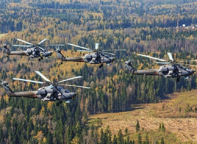 每天认识一件兵器 苏联/俄罗斯Mi-28“浩劫”直升机机身长度：17.01米机身