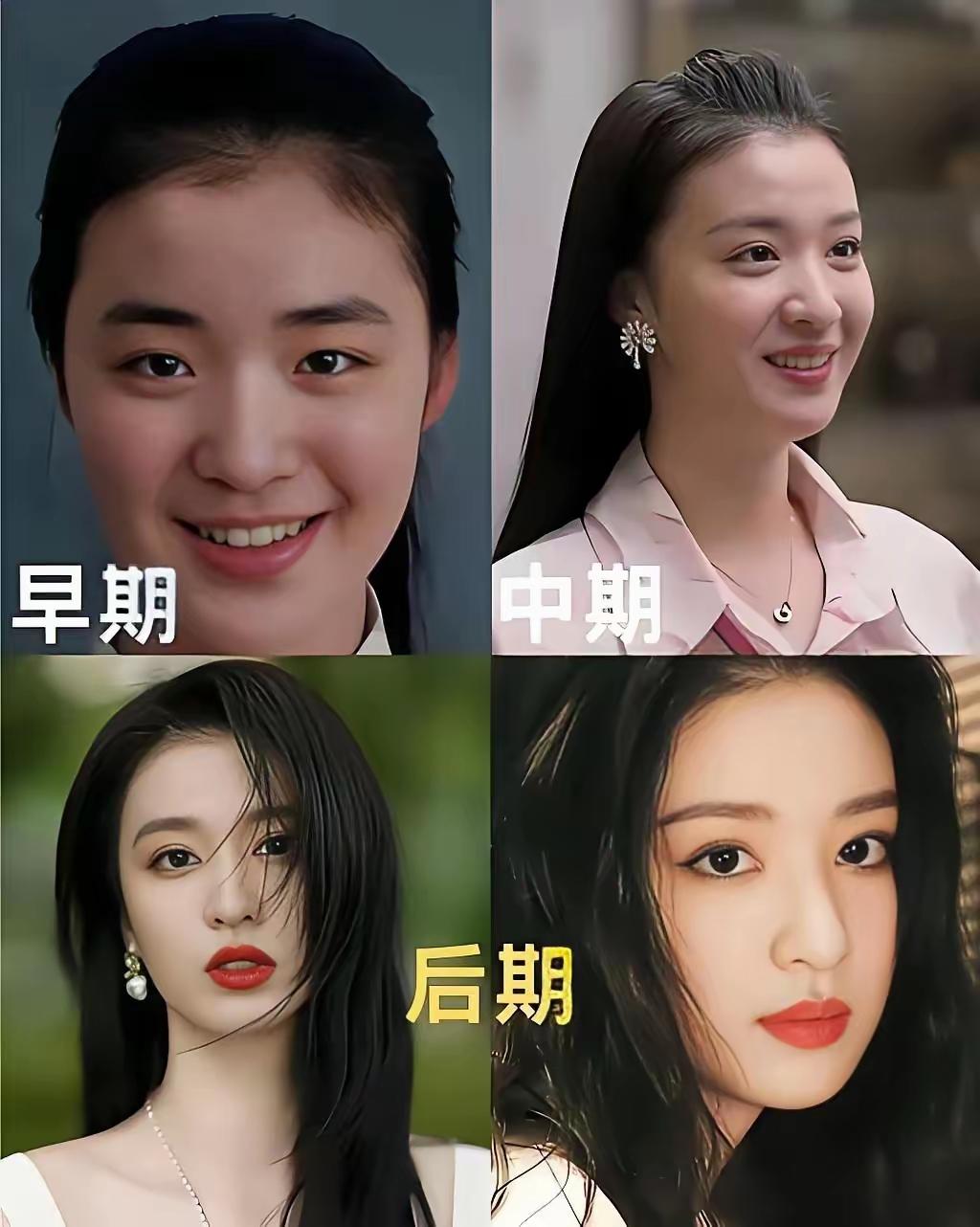 真正的天然美女真的太少了，一直以为她也是天然美女，原来也是后期加工过的。
在娱乐