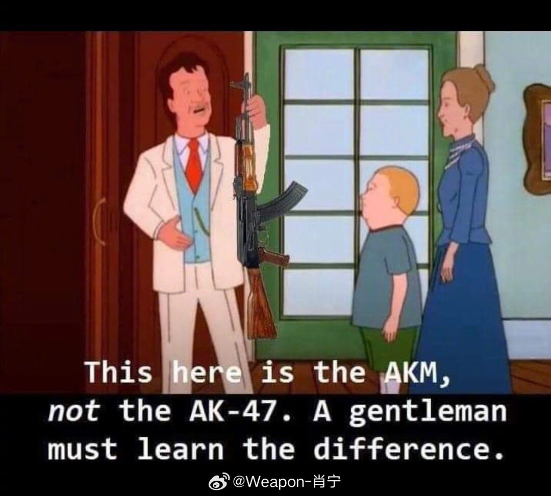 #兵器影像[超话]# 买小汽车同理，买AK也是同理……… ​​​
