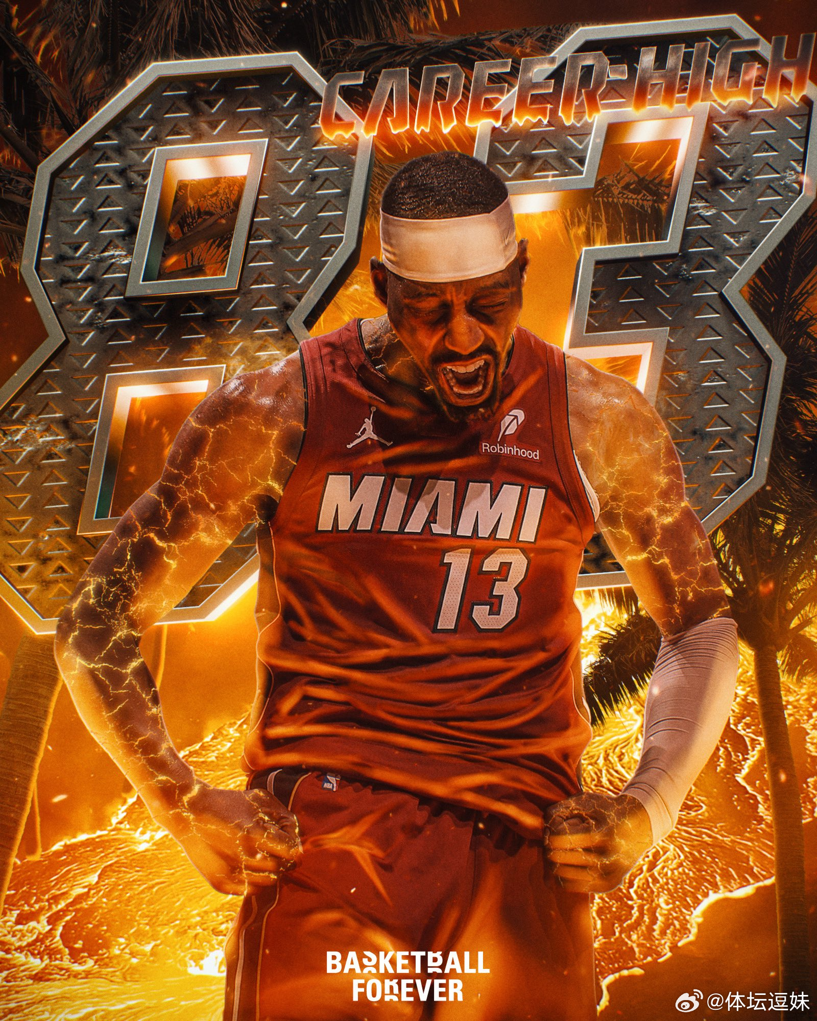 阿德巴约狂轰83分，超越科比创造历史第二高分! 