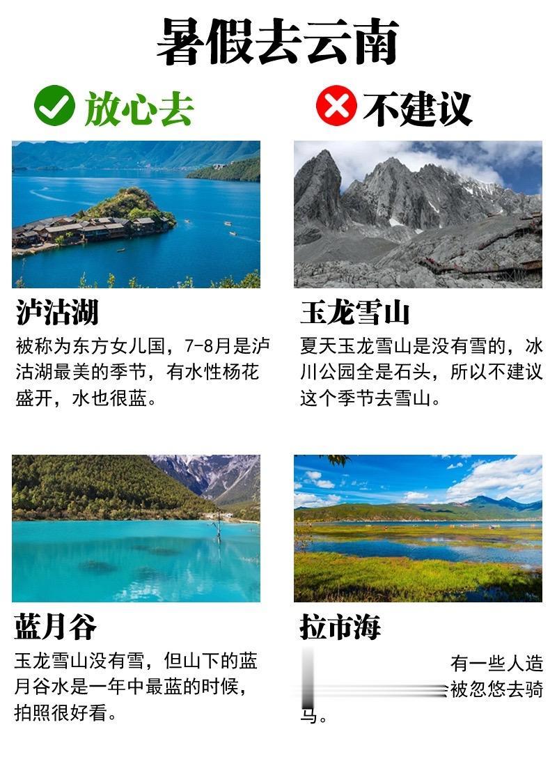 暑假去云南玩，这些景点不要去。云南旅游景点这些避坑攻略请注意查收