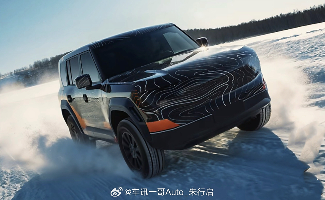 广汽传祺公布了旗下全新硬派越野SUV（内部代号T75）的官方谍照，新车采用方盒子