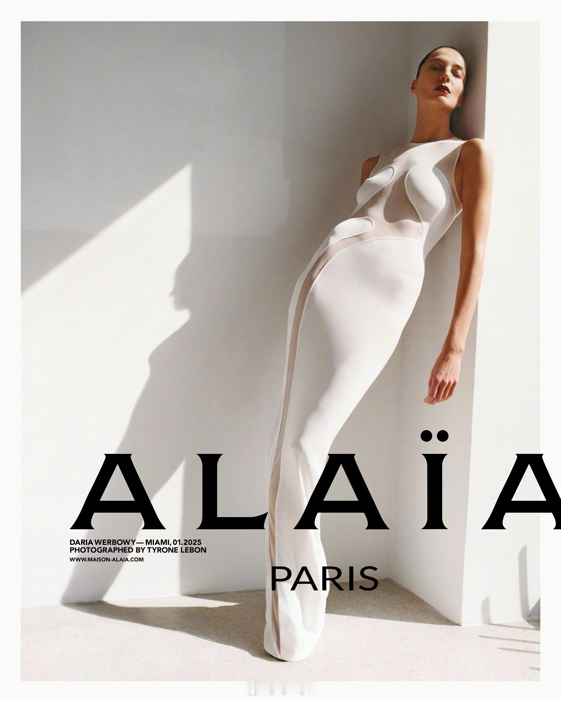 ALAÏA Winter/Spring 2025 Campaign：Daria 