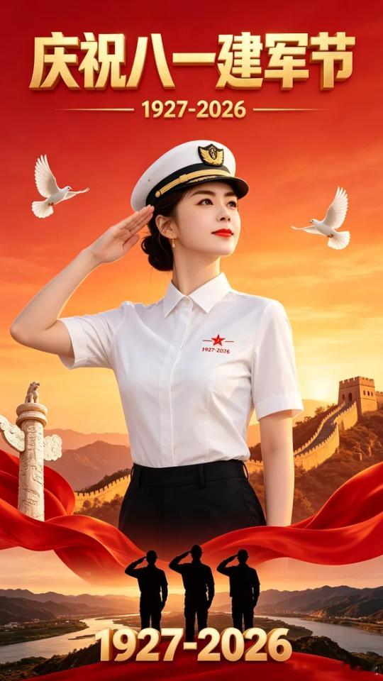 8·1建军节。在这个战乱频仍的年代，能够在这个夏天，在空调房间，写写微博，给大家