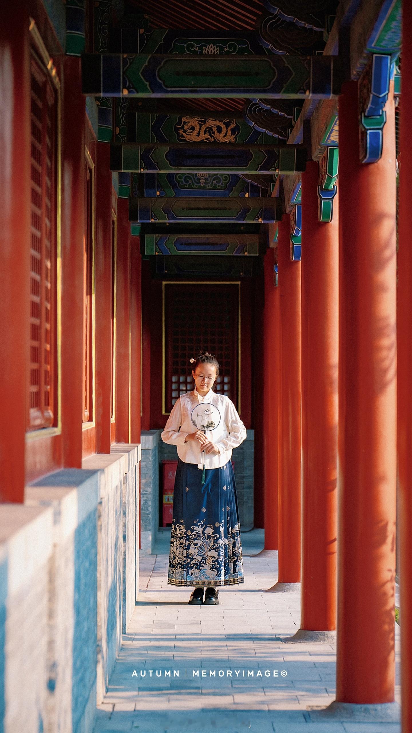 大明湖和芙蓉街之间，有一处济南小众旅游打卡地——府学文庙，此刻秋意正浓，一棵棵古