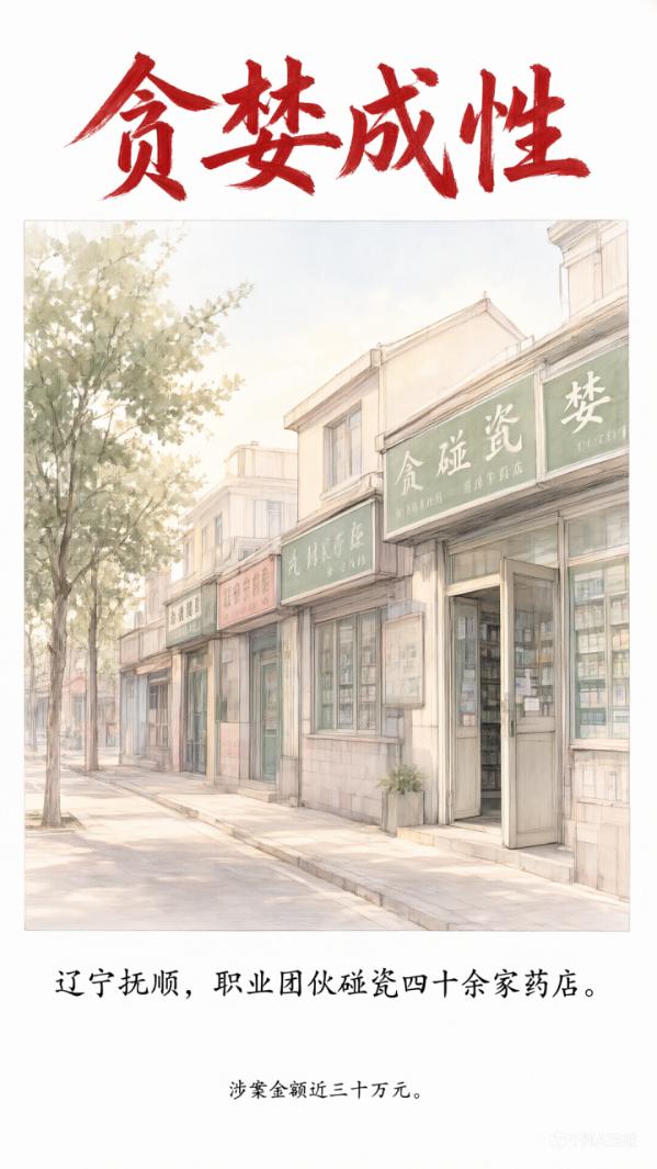 “贪婪成性！” 职业团伙伪装成患者，碰瓷了 40 多家药店，敲诈走近 30 万。