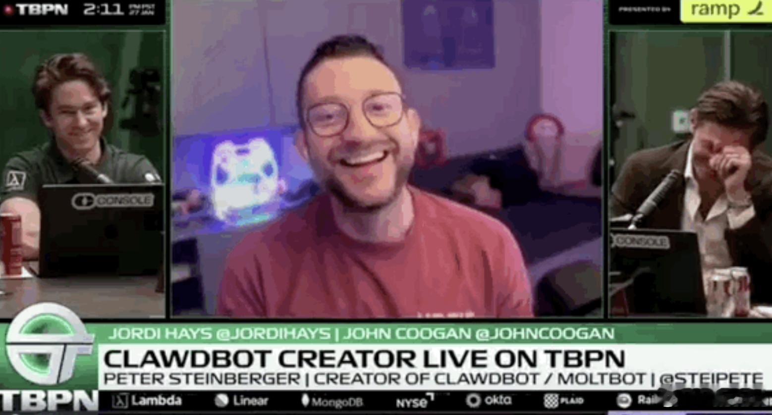 Moltbot作者最新访谈 Clawdbot痛失本名改叫Moltbot后，热度丝