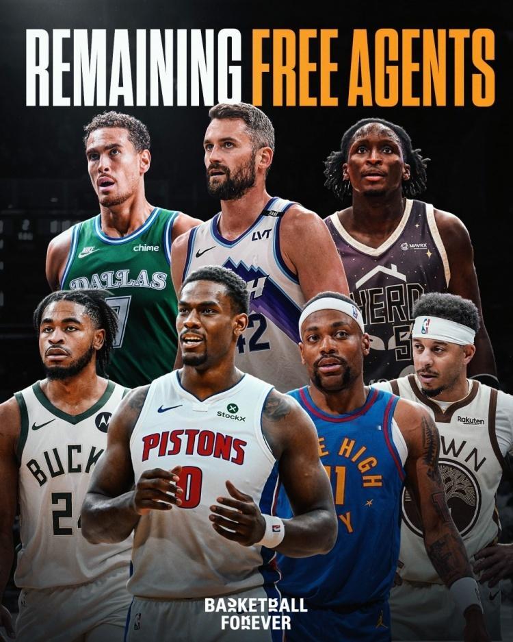 Basketball Forever盘点了目前NBA自由市场上仍未签约的优质球员