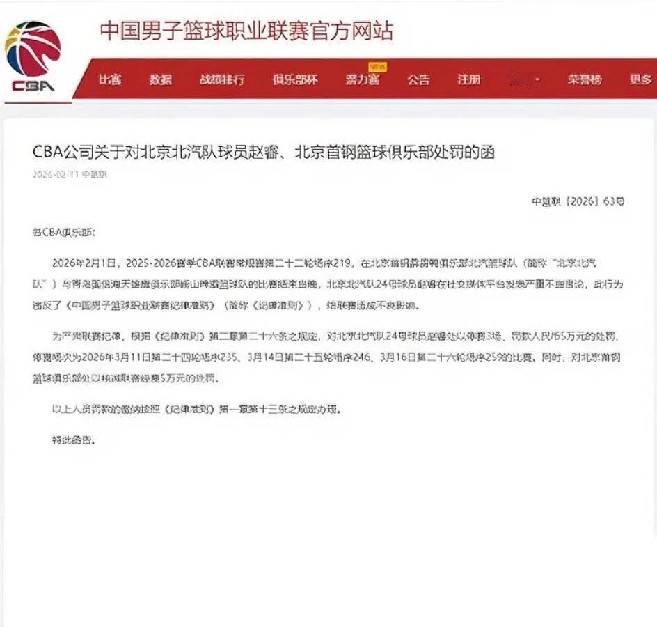 赵睿又“栽”在嘴上了！

不是赛场犯满，是2月1日赢青岛后，在社交媒体说漏了嘴—