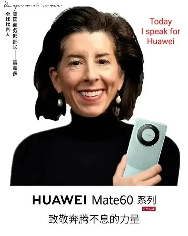 华为MT60全球代言人：雷姐，老登，建国同志！
目前由于雷姐代言效果超越极限，所