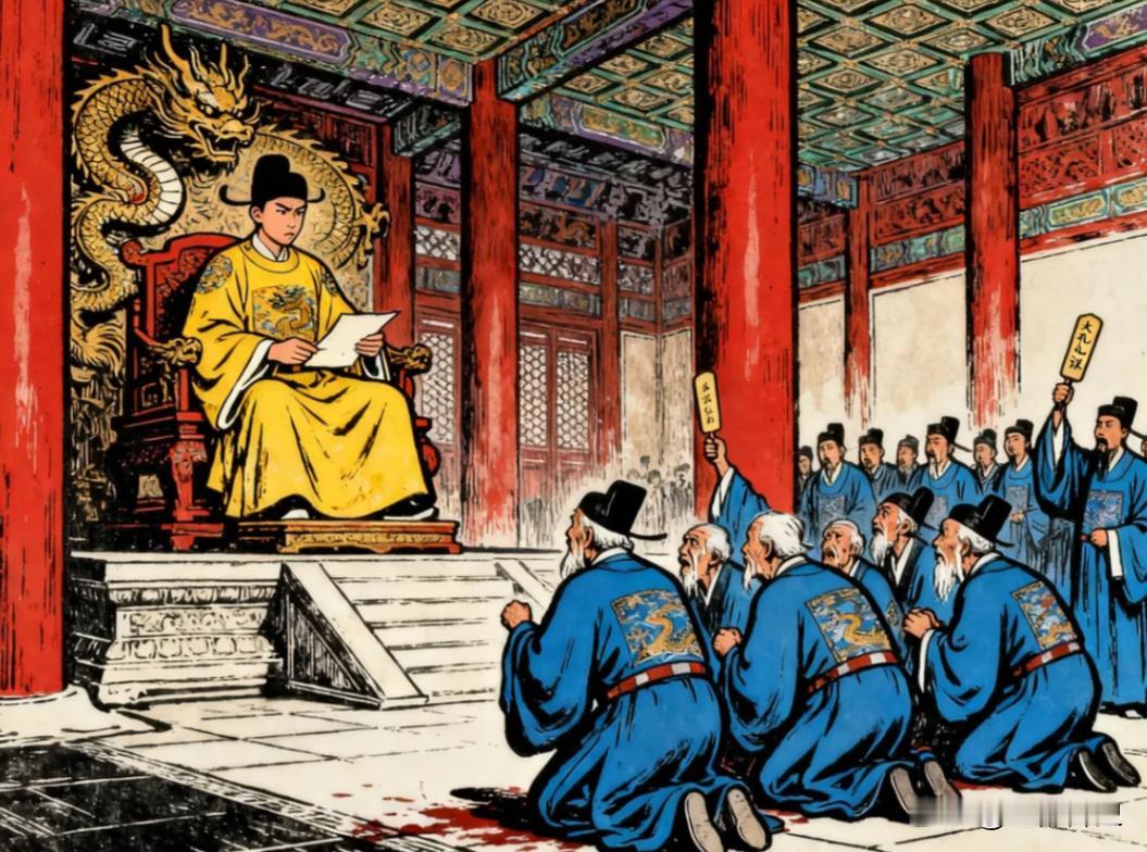 正德十三年二月会试发榜的那天，一位来自浙江永嘉县的老举人在人群中努力搜寻自己的名