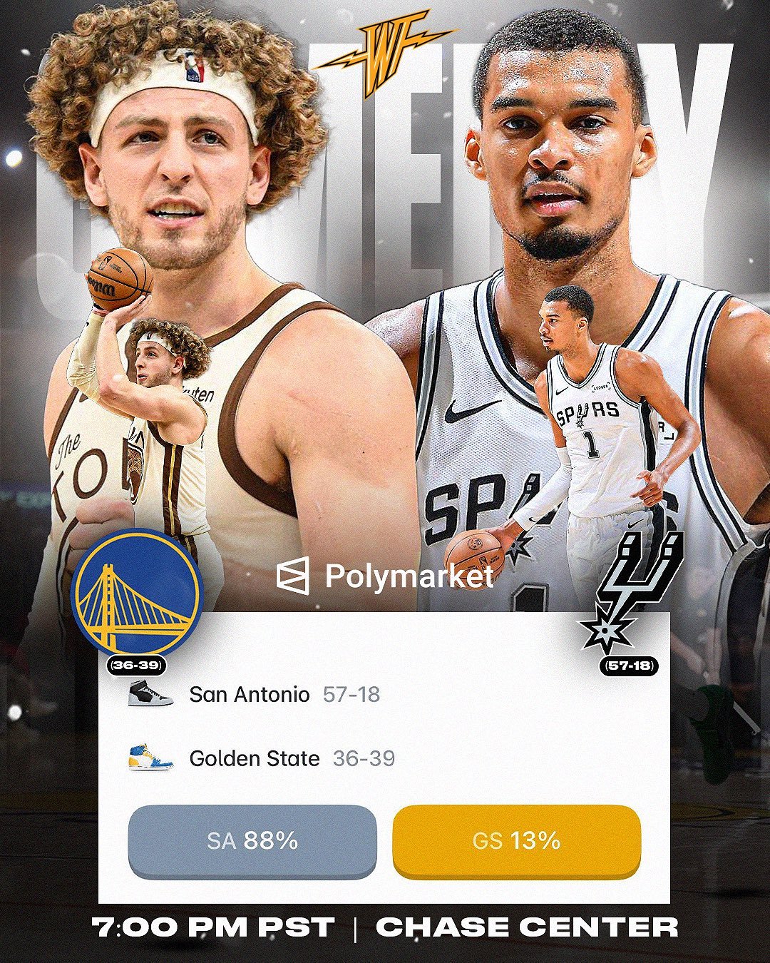 勇士和马刺比赛马上开始 看球地址 网页链接 今天输多少分算赢？   马刺vs勇士