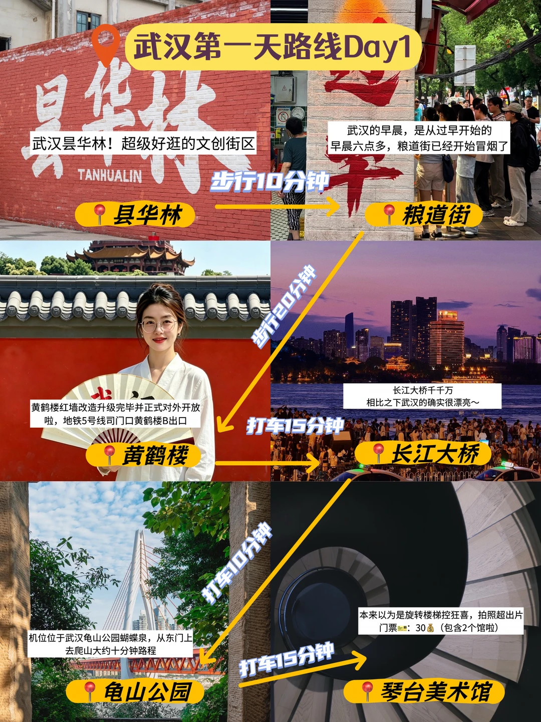 武汉3天2晚😌人均800游玩路线……