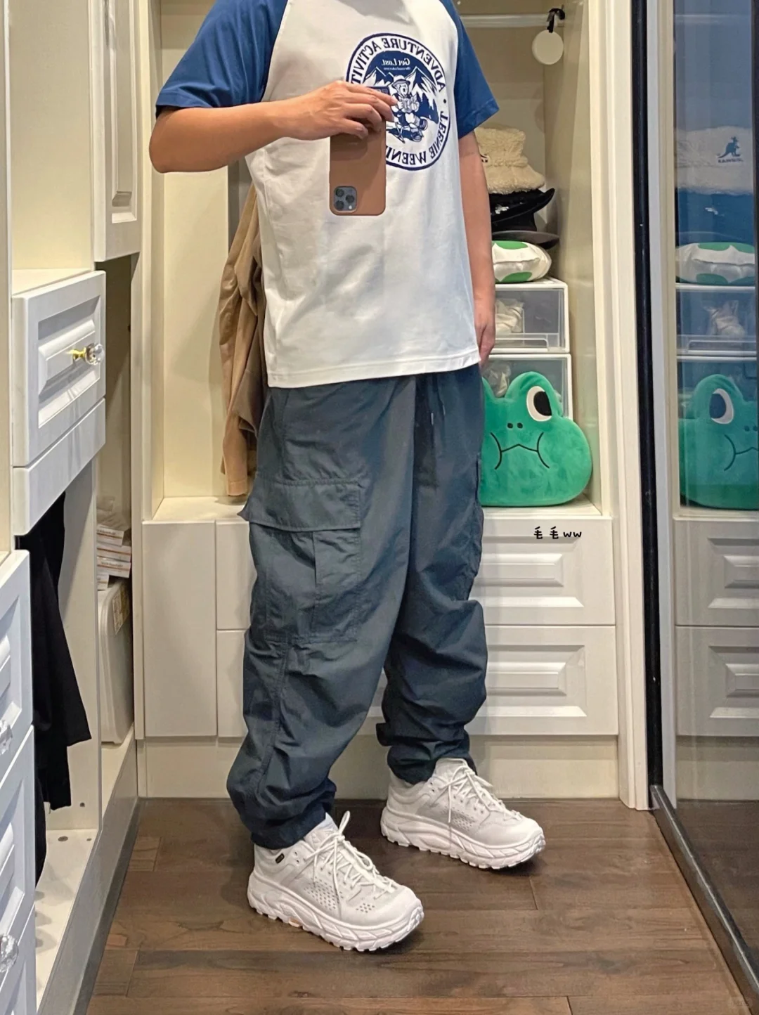 藏青色系｜工装裤穿搭