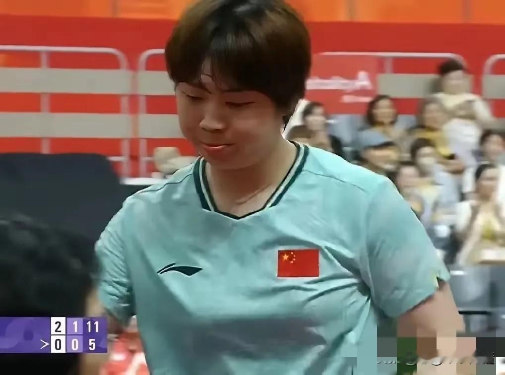 [捂脸][捂脸]让我没想到的是，亚运会女团决赛第三盘，蒯曼面对伊藤美诚第二局结束