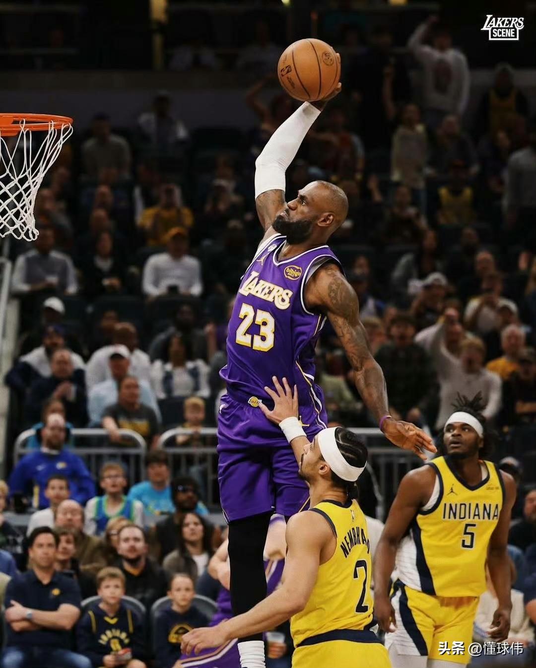 你认同吗？内姆布哈德谈詹姆斯：

“当勒布朗扣篮时。”

“你最好就是闪开。”