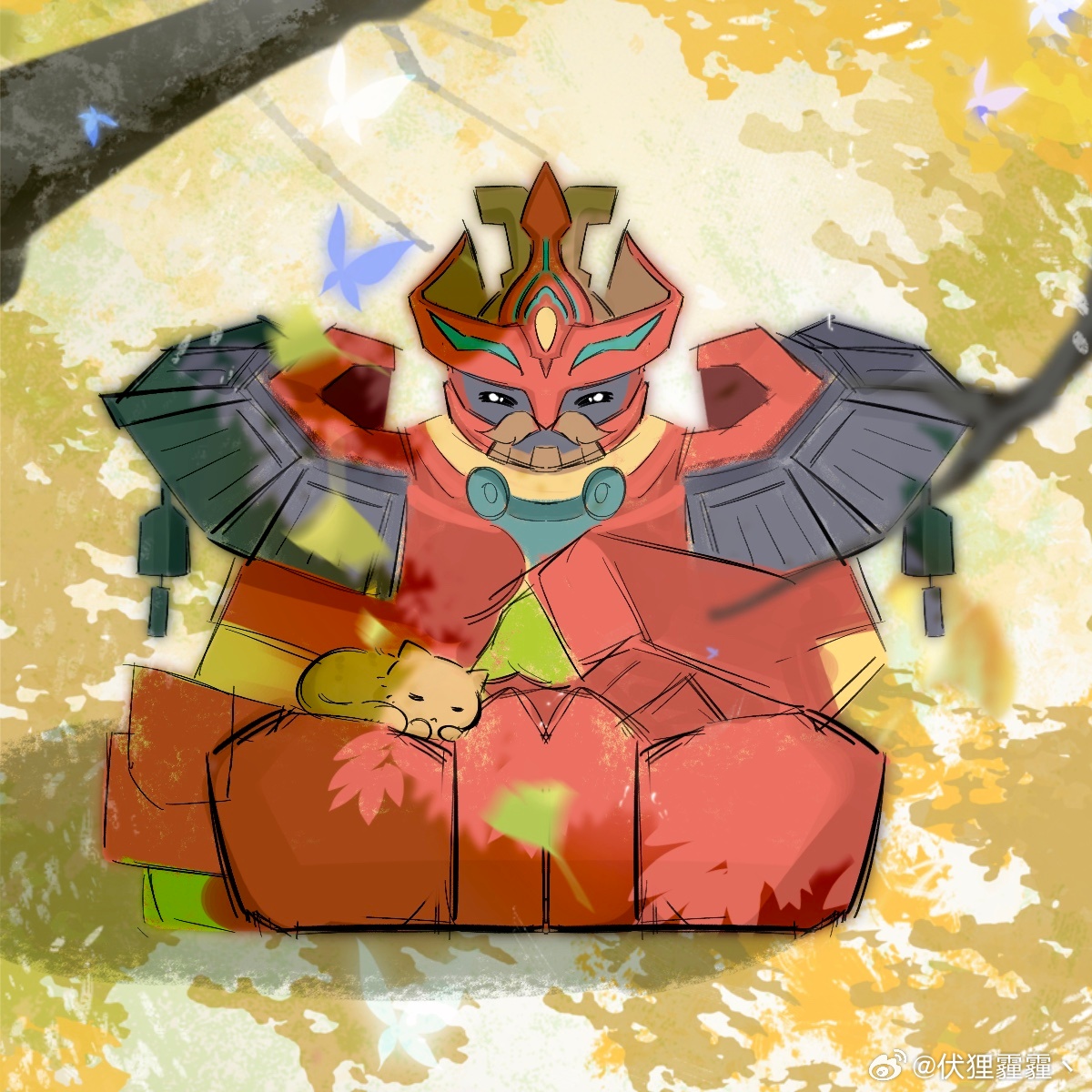 王者荣耀盾山[超话]  看了盾山的CG 好感动……盾山好，小猫也好🥺……王者2