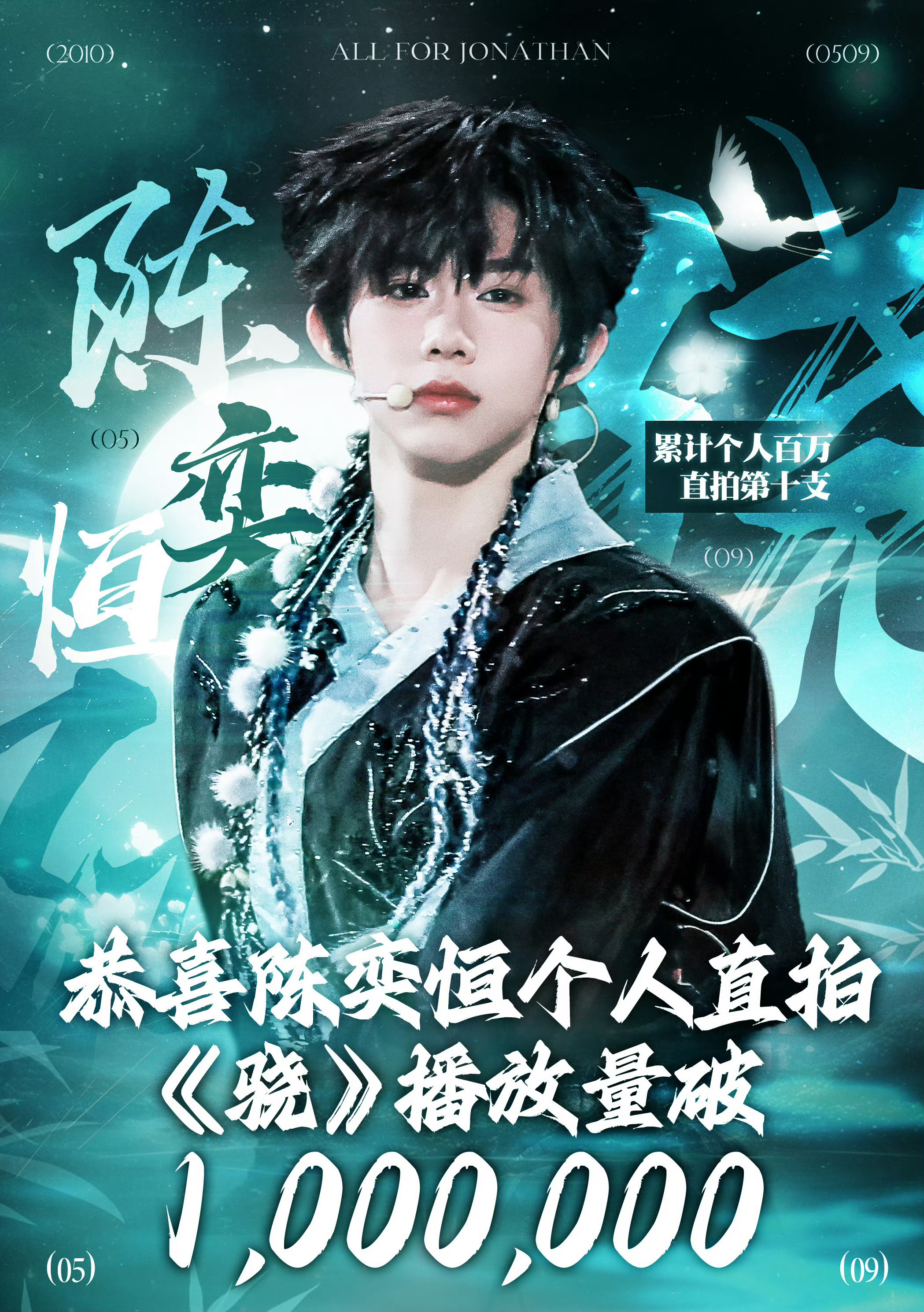 【陈奕恒】我们的少年时代2 陈奕恒  < 骁 > B站单人直拍播放量破100w，