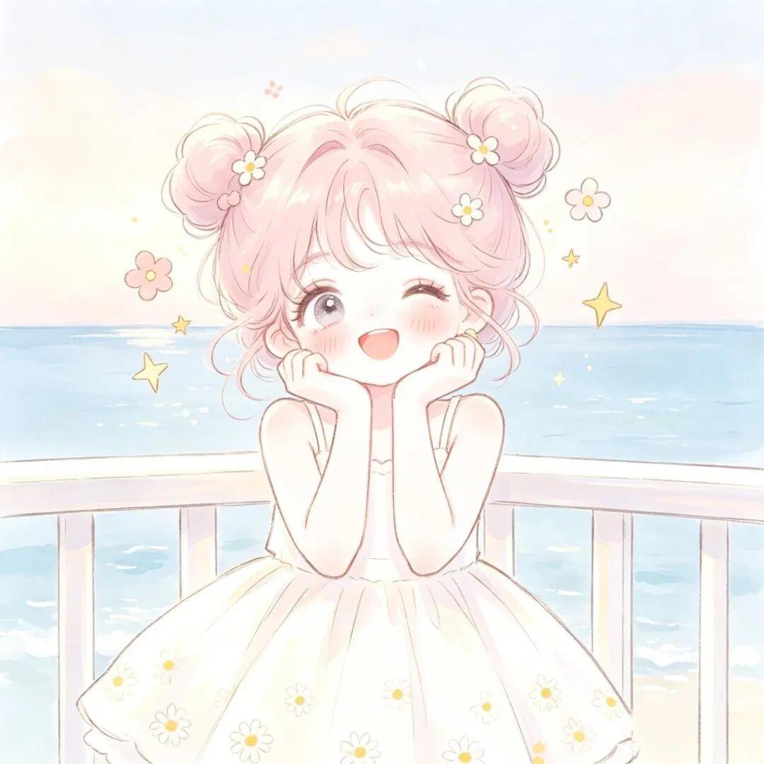 女生头像｜夏日悠长，海风治愈所有