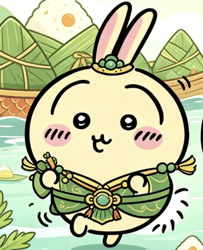 吉伊卡哇灵感共创夏日企画三只显眼包的端午限定出游✨抱粽、划龙舟、揣香囊，快乐一键