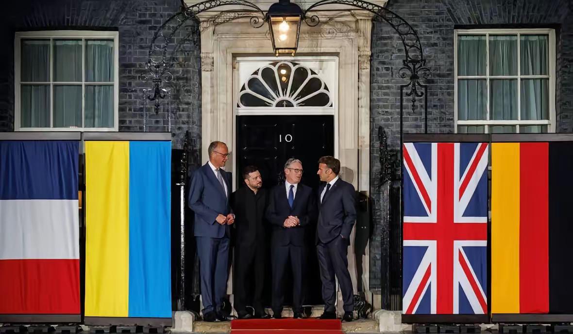 英法德乌四国发表联合声明，就结束乌克兰战争提出5点共识；

这事说白了，就是四家