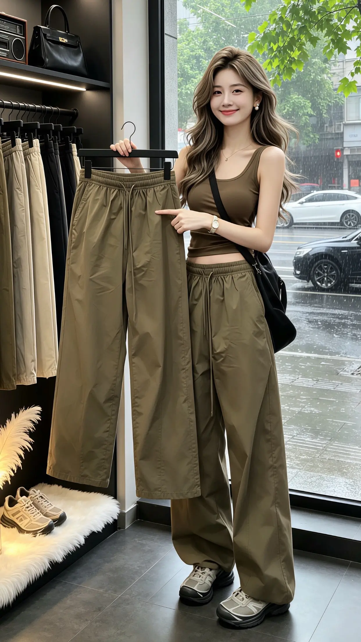 百搭神裤人手一条 穿出你的chic风 显瘦显高显腿长裤子 美式辣妹工装...