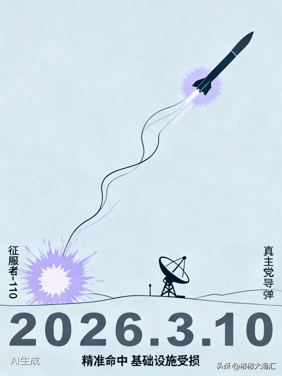 2026年3月10日，黎巴嫩真主党导弹击中以色列卫星地面站，这事儿可太有看头了。