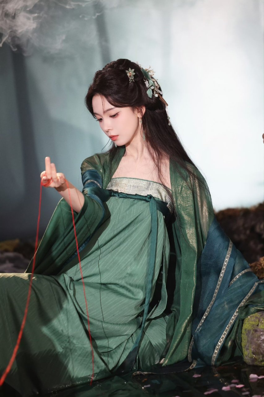 陈瑶古风西方桃造型来啦