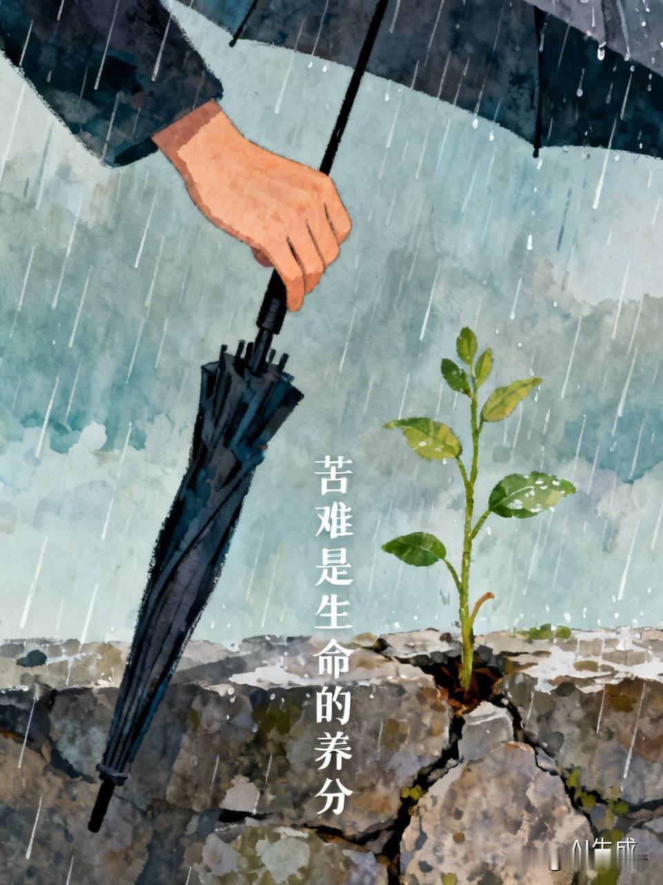 苦难对人生的意义是什么？

那天在菜市场，看见一位修鞋的大爷，双手布满老茧，却能
