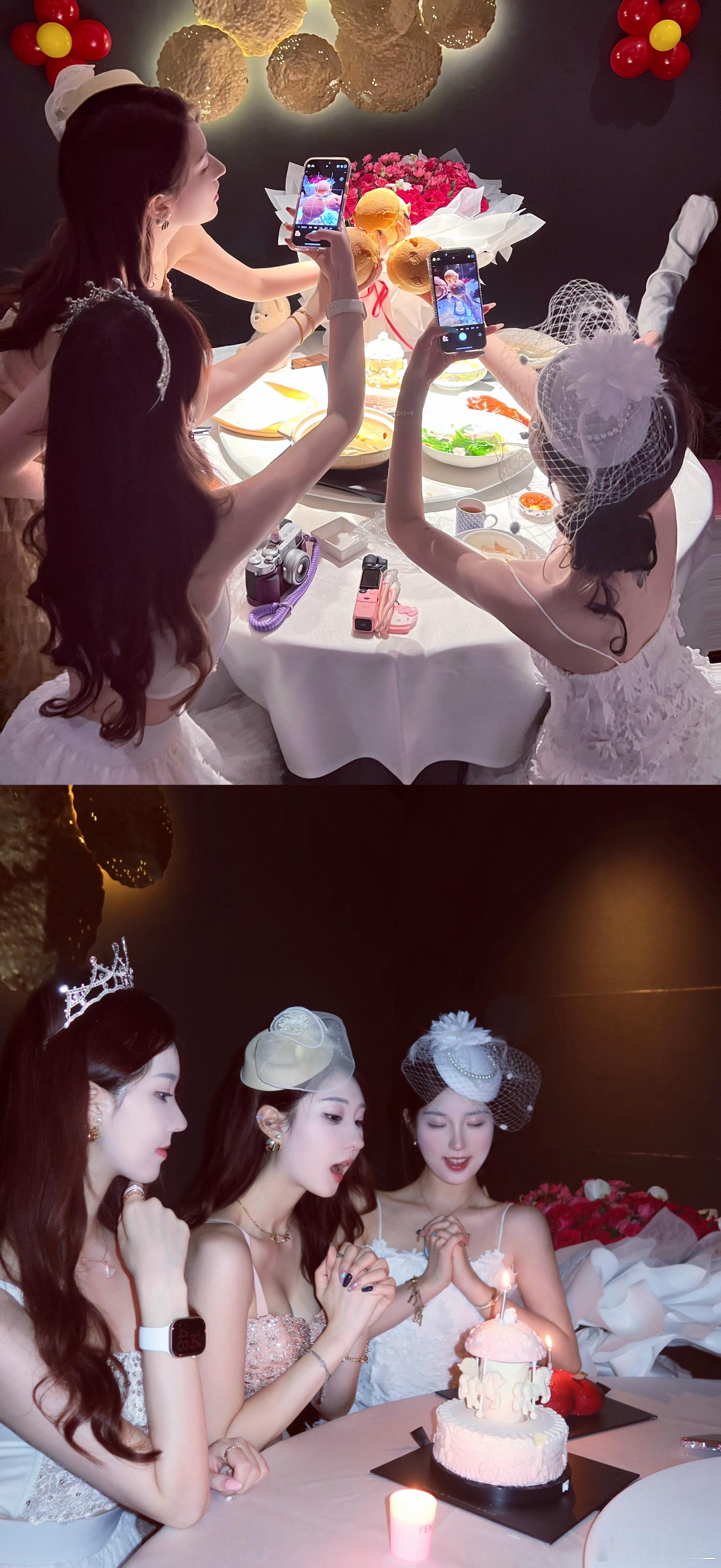 生日快乐“愿人生如此刻”🎂继续闪闪发光吧周好运！生日快乐三胞胎碧星梦幸福 ​​