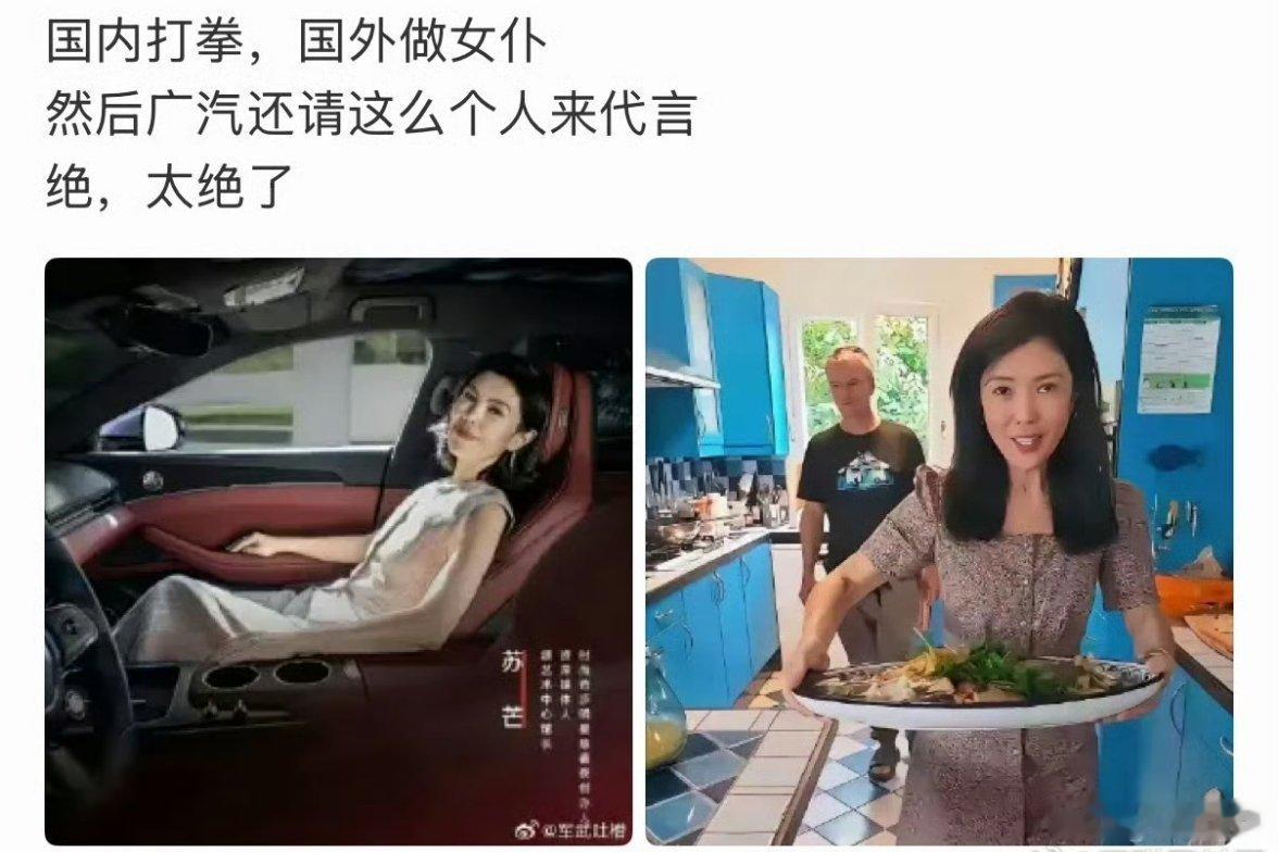 这不是那个苏……国内打拳，国外做奴，广汽代言三不误 乖乖，这刮的什么风？越臭越有