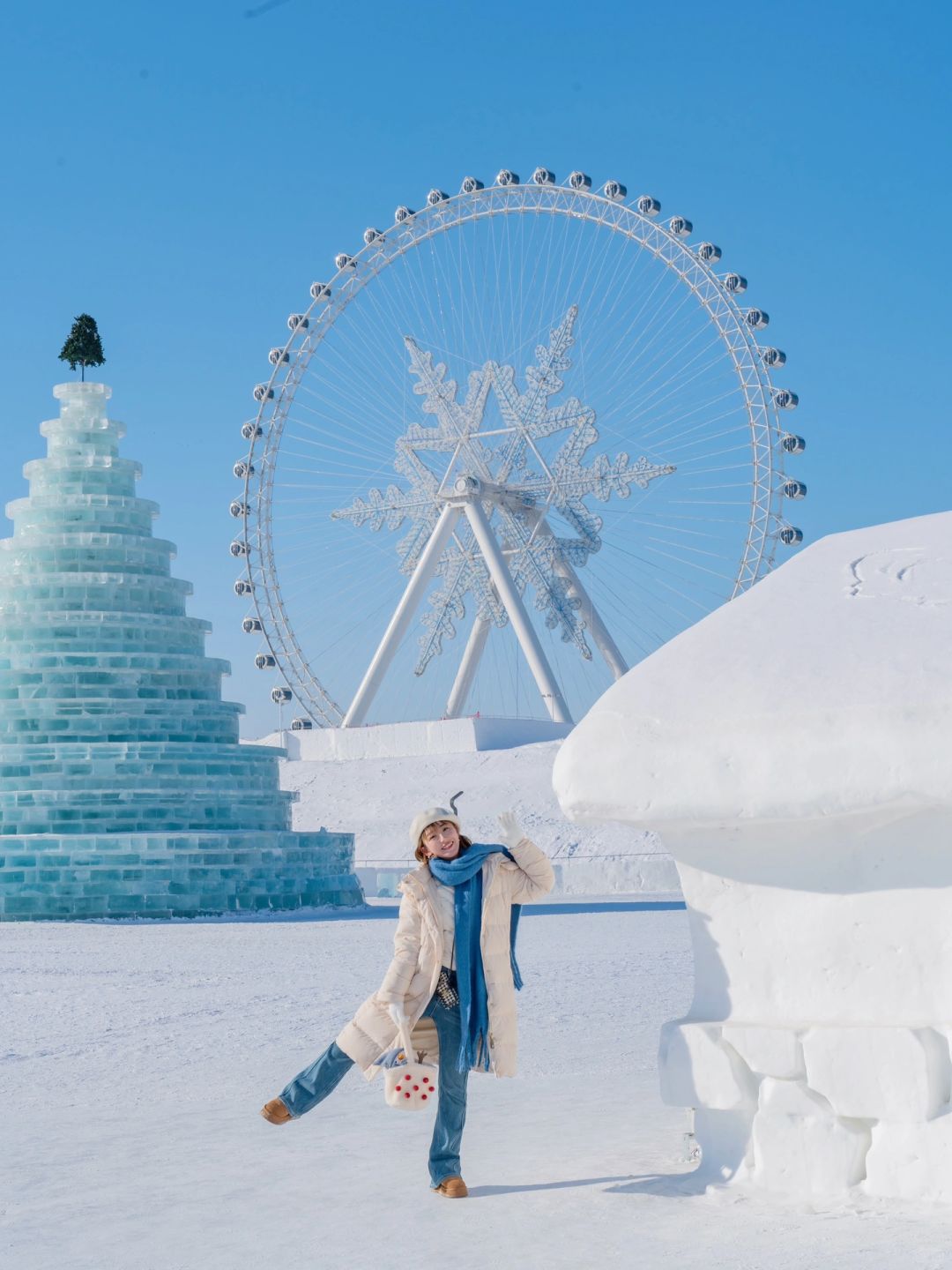 如何在哈尔滨拍到无人的冰雪大片!听劝来看!