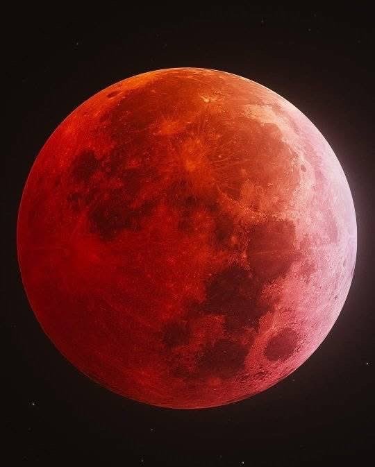 血月月全食宇宙级浪漫 ​​​