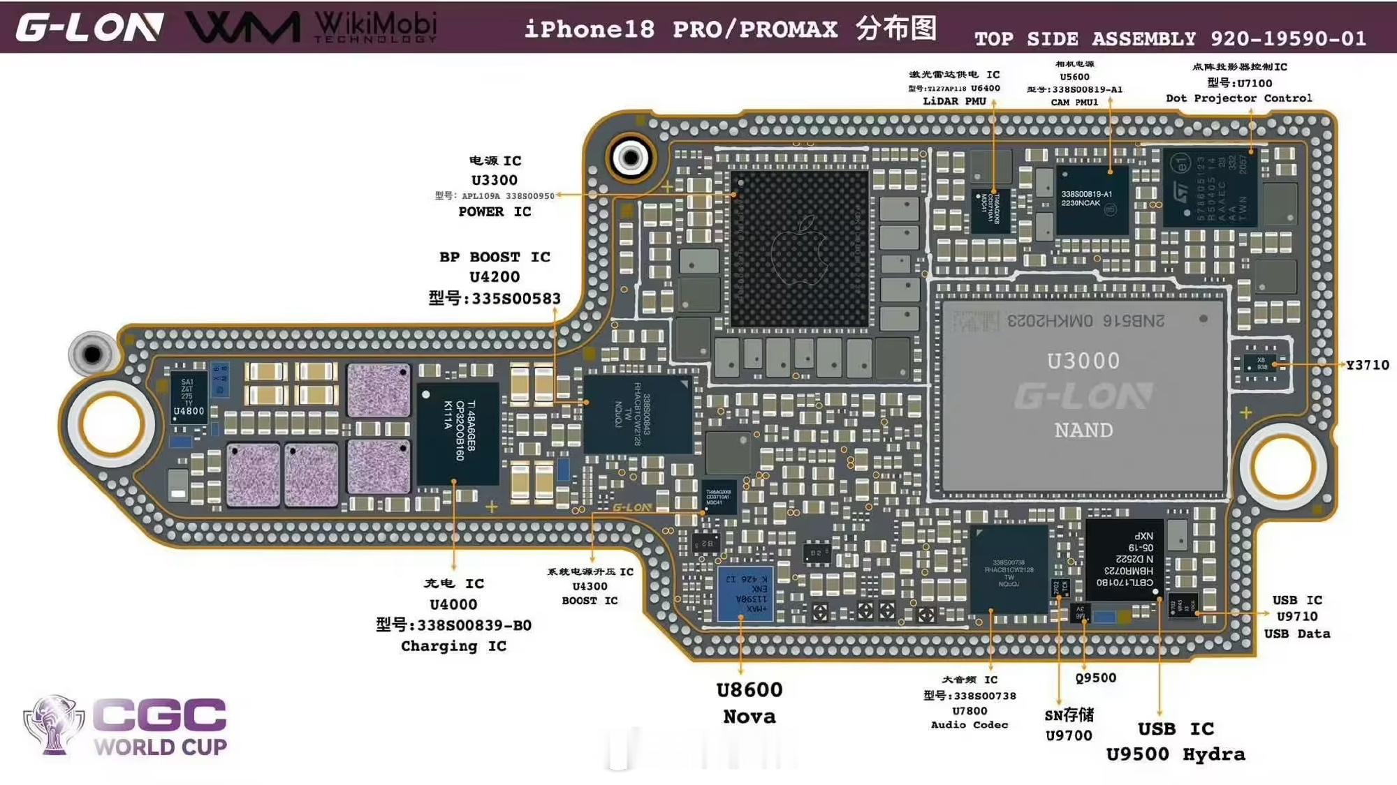 iPhone18Pro主板再曝光刚曝光的iPhone18 Pro主板信息量拉满！