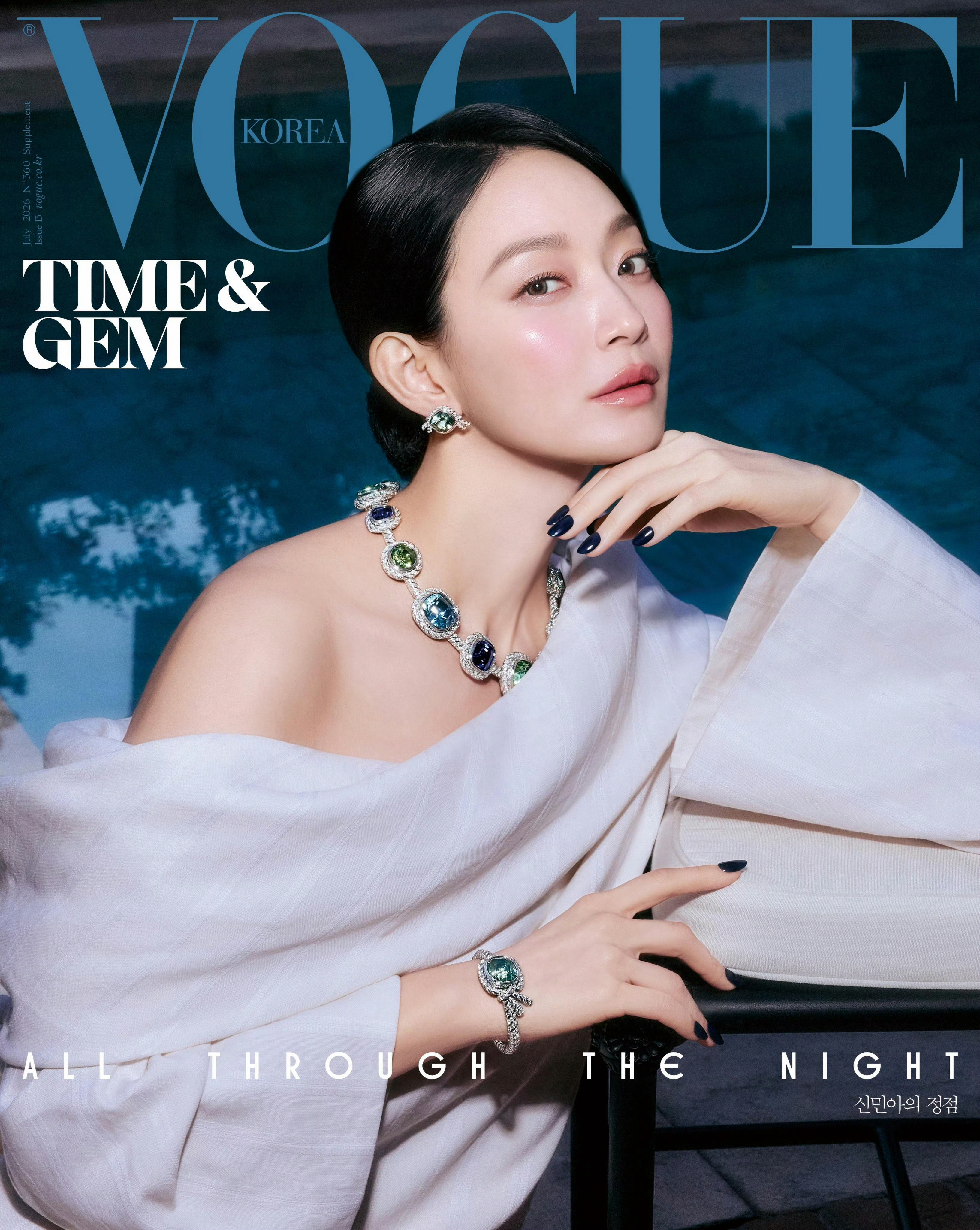 申敏儿  x  Vogue Korea Time&Gem July 2026，韩