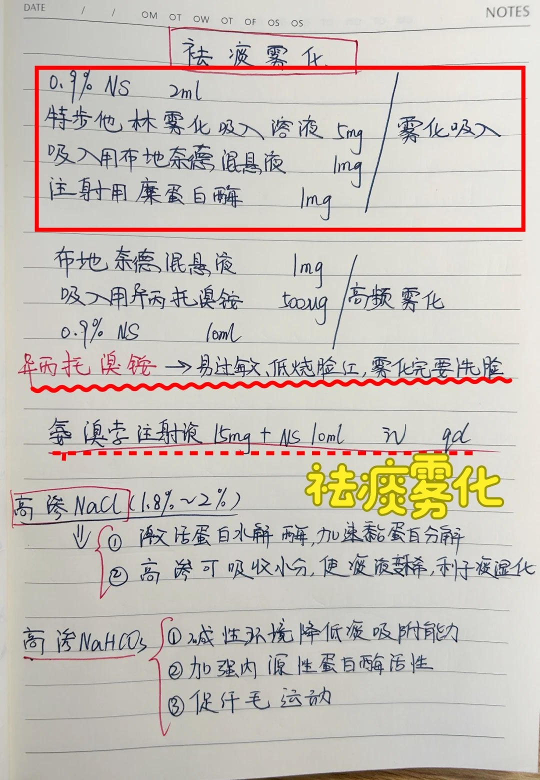 值班分享‖祛痰雾化