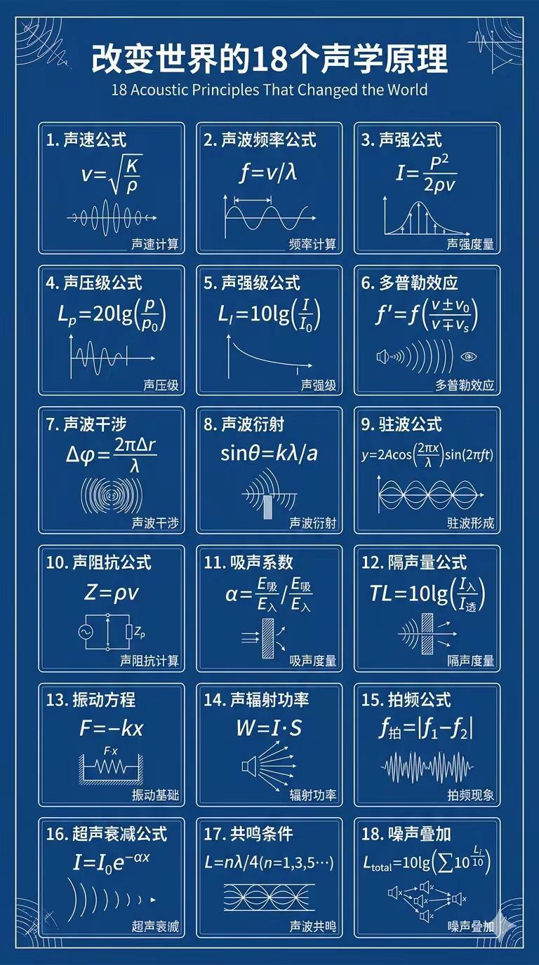 改变世界的18个声学原理。基础科学