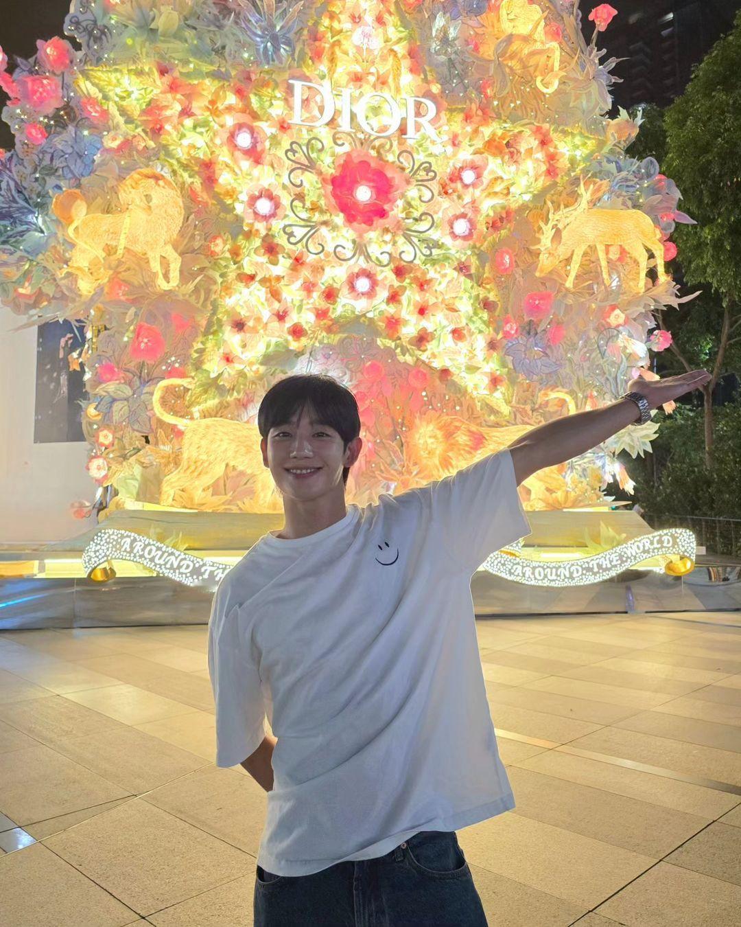 #丁海寅[超话]# 你的存在就是一道亮丽的风景线，积极阳光青春活力💓🤤🤟✨