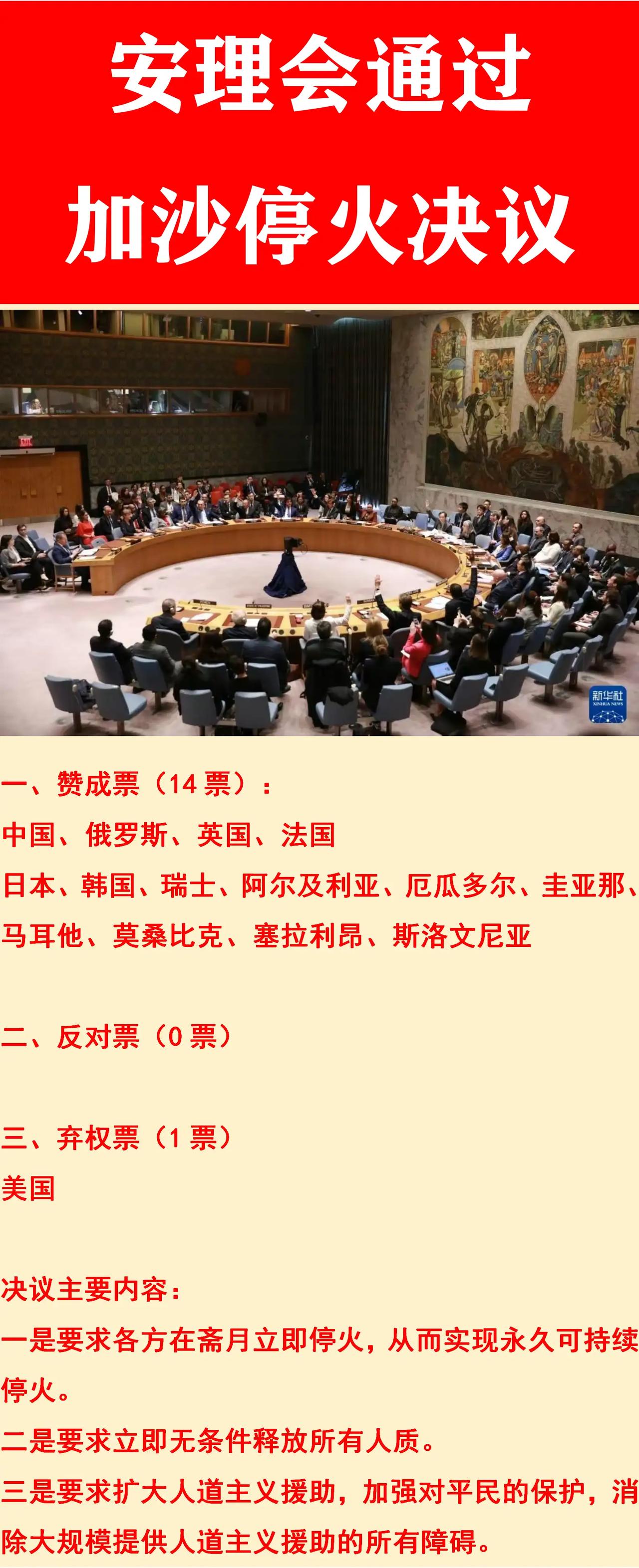 美国：哈以冲突我不投反对票了；
美国：联合国安理会可以限制以色列了；
美国：是被