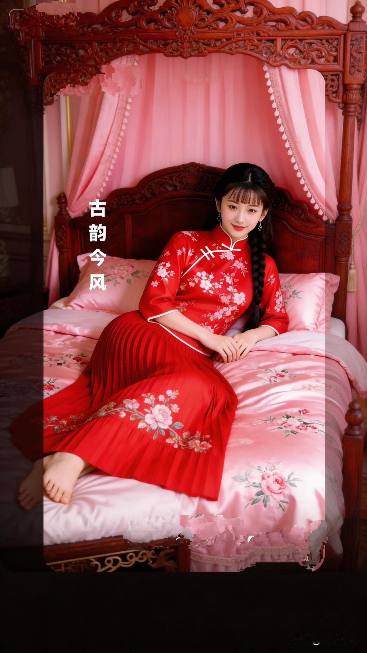 你喜欢旗袍还是汉服这些国风中式服装与佳人搭配是不是好看？
