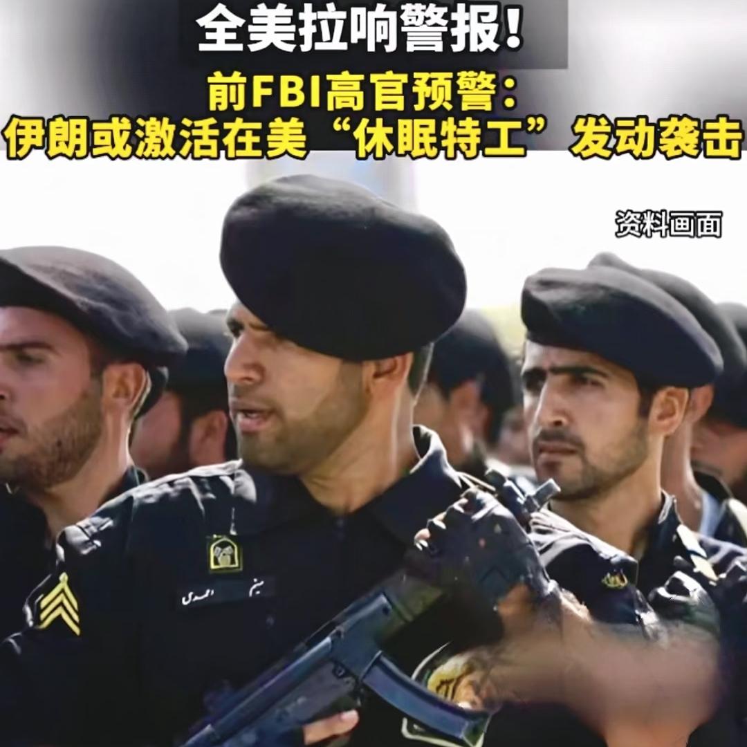 美国前FBI高官警告：
伊朗或激活在美国的多年的
“沉睡潜伏”特工 ，随时可能在