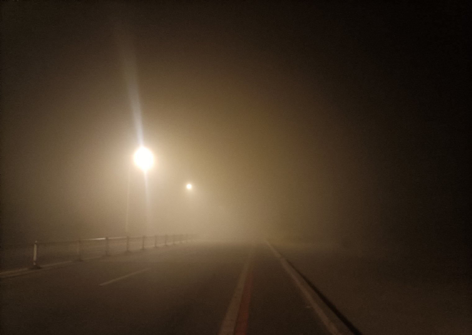 每次夜骑都遇上大雾大雨，我是真服了！ 