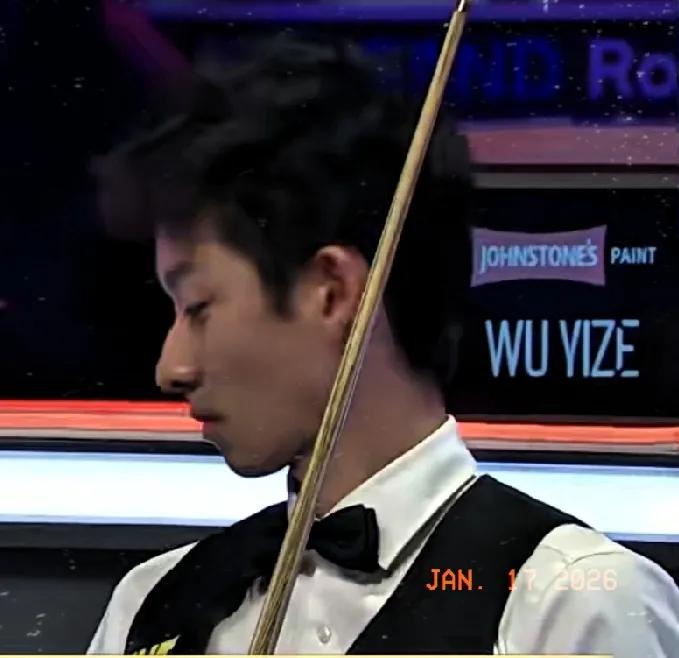 大师赛前二轮，吴宜泽独领风骚，打出一片新天地，开创一番新气象。

首轮6-2轻取