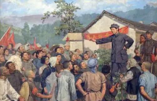 毛泽东上了井冈山，并不是马上就站稳了脚跟，江西国民党政府很快就对井冈山进行了围剿