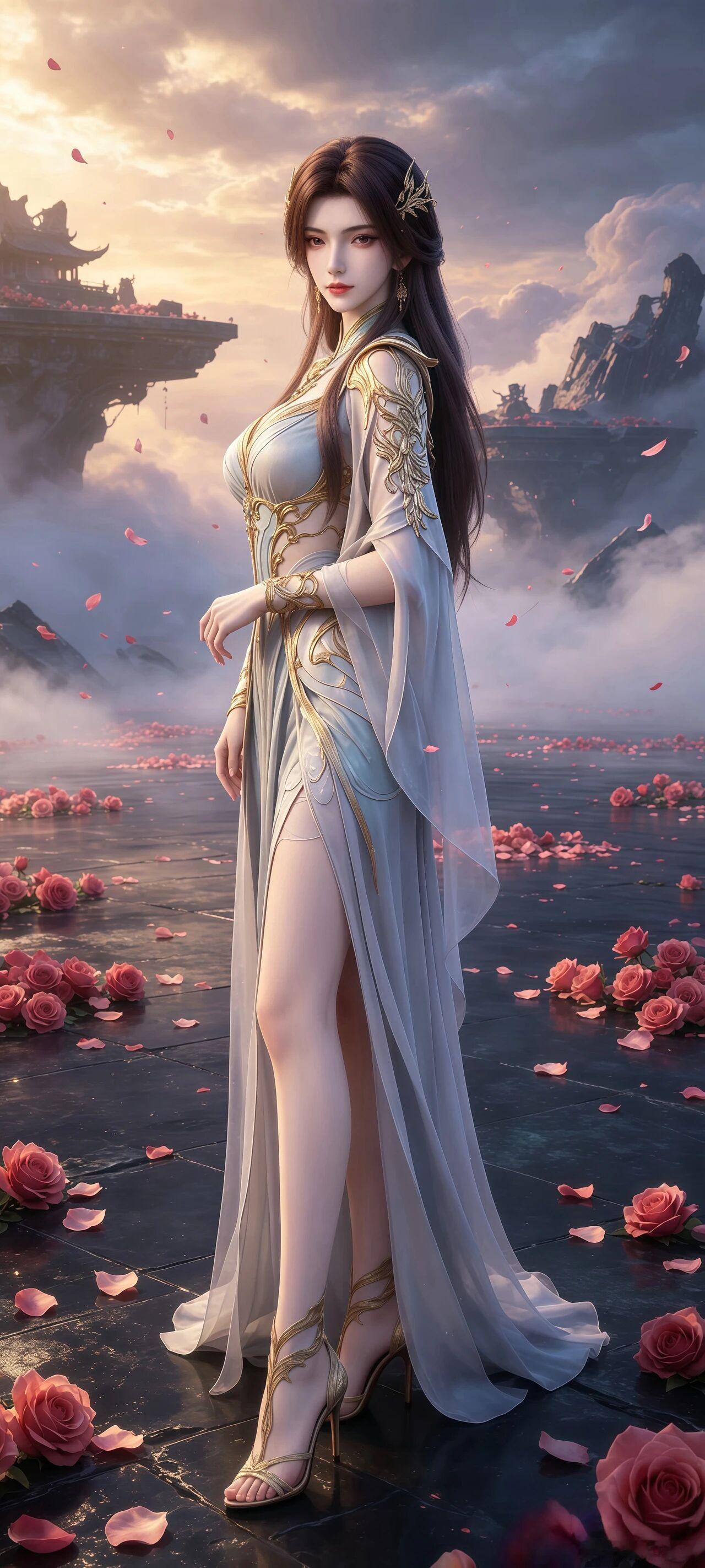 完美世界-狠人大帝：踏遍万古长夜，她是红尘中最惊艳的那道仙影电脑壁纸国漫动漫
