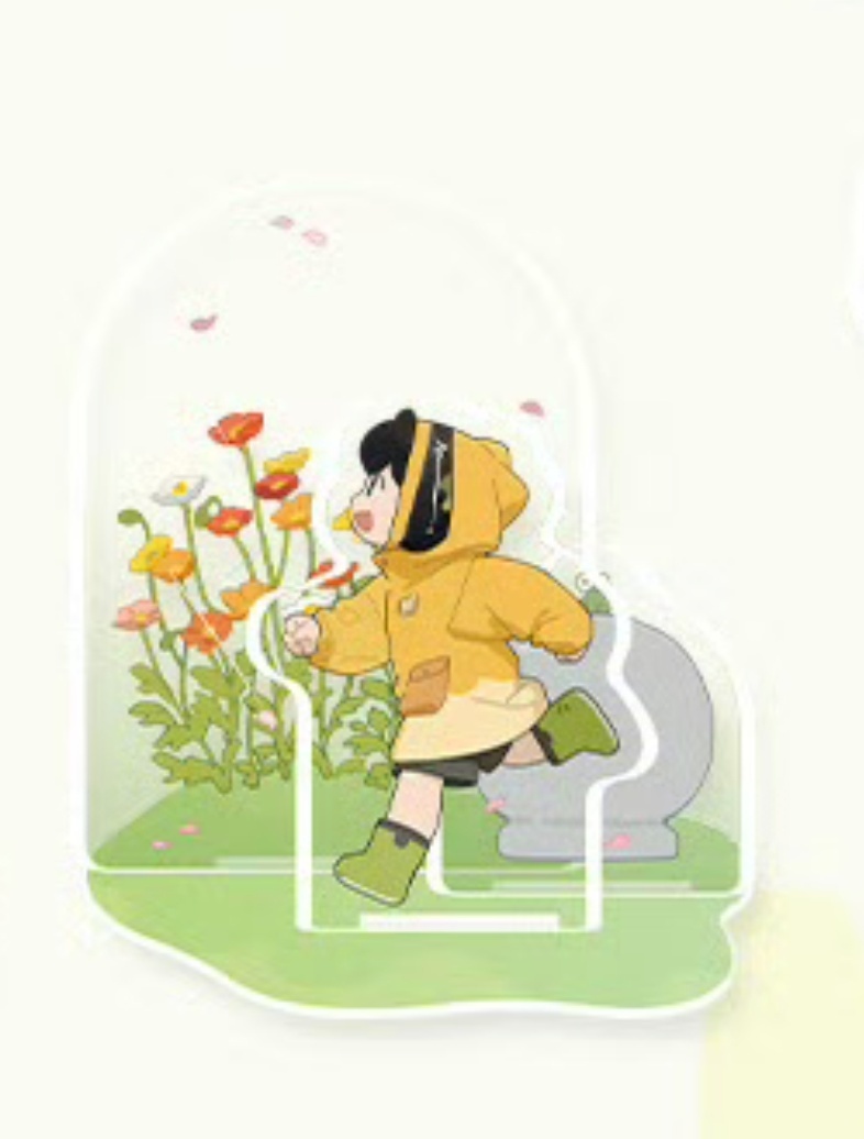 同样价位矮一半就算了，怎么还在我们宝宝后面放个石墩子，宝宝就比石墩子高一点你看这