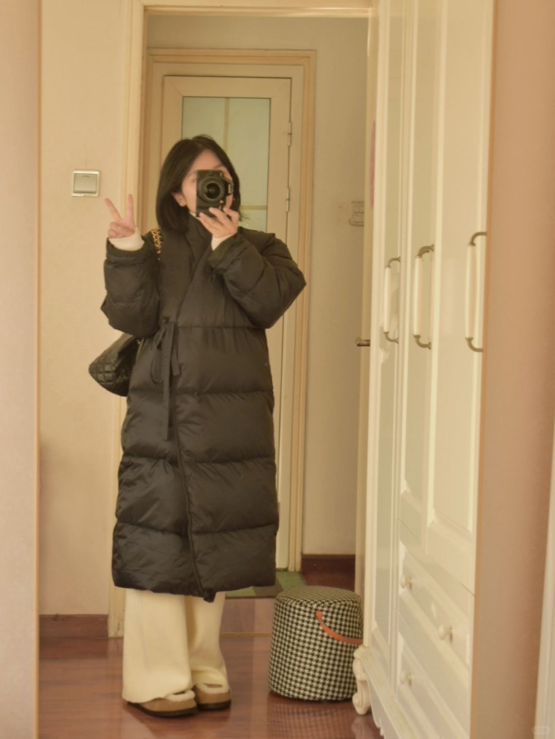 下雪啦❄今天主打保暖又显瘦🥳
